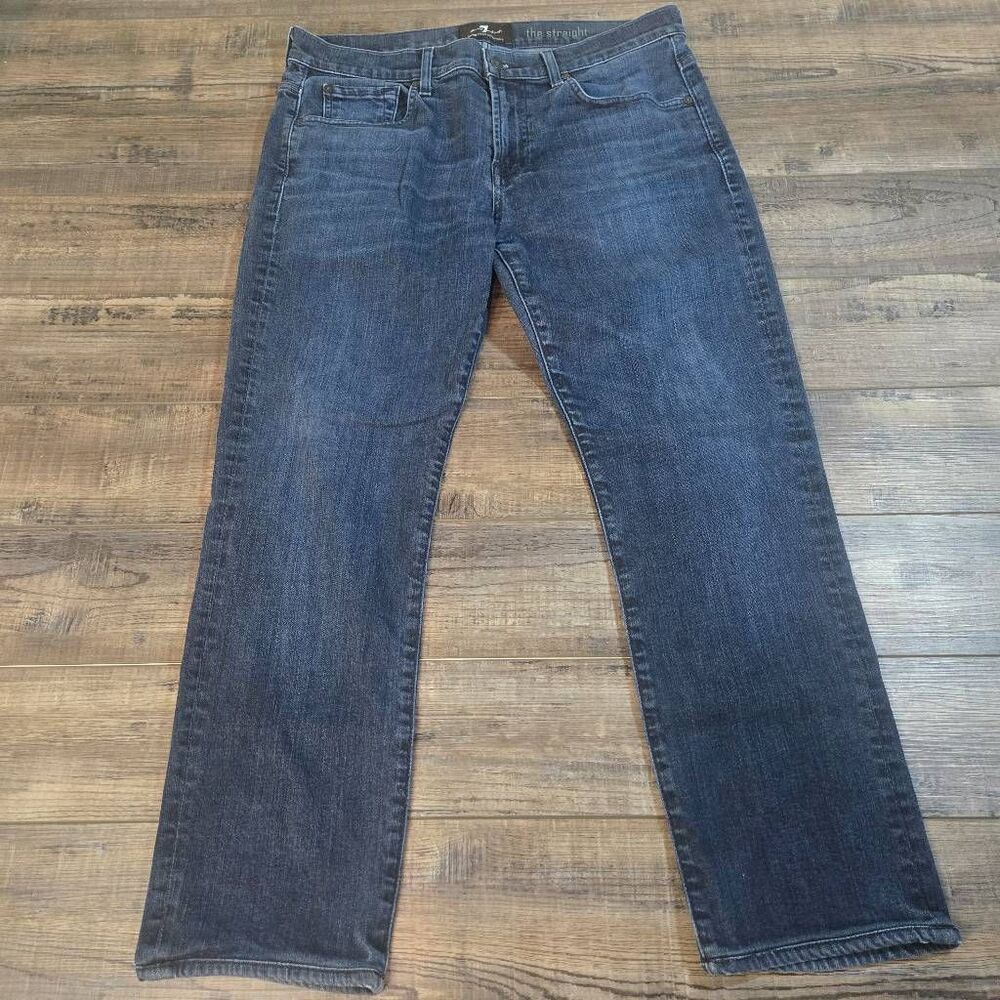 7 For All Mankind Luxe Performance The Straight jeans size 34 men's short